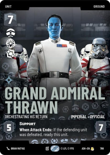 Grand Admiral Thrawn - Orchestrating His Return (Prestige), Ashes of the Empire 788