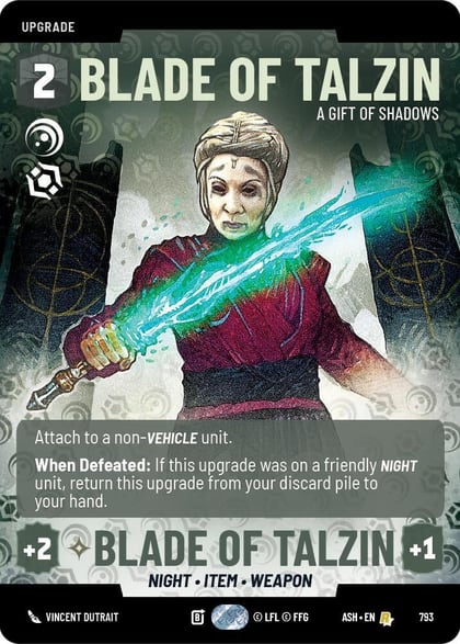 Blade of Talzin - A Gift of Shadows (Prestige), Ashes of the Empire 793