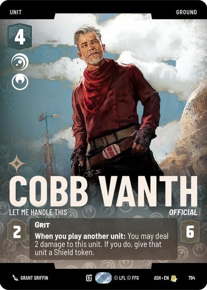 Cobb Vanth - Let Me Handle This (Prestige), Ashes of the Empire 794