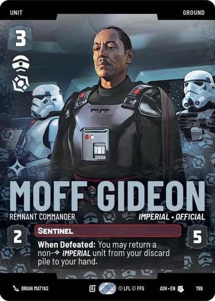 Moff Gideon - Remnant Commander (Prestige), Ashes of the Empire 799
