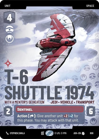 T-6 Shuttle 1974 - With a Mentor's Dedication (Prestige), Ashes of the Empire 800