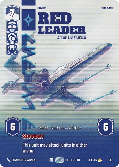 Red Leader - Strike the Reactor (Prestige), Ashes of the Empire 818