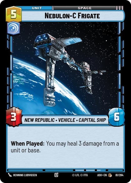 Nebulon-C Frigate, Ashes of the Empire 81/264