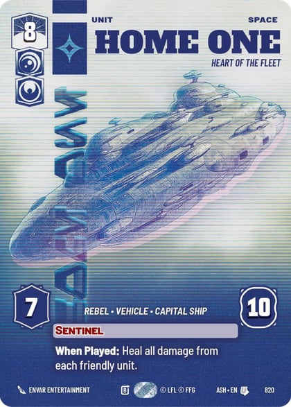 Home One - Heart of the Fleet (Prestige), Ashes of the Empire 820