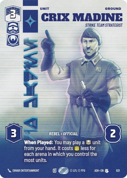 Crix Madine - Strike Team Strategist (Prestige), Ashes of the Empire 821