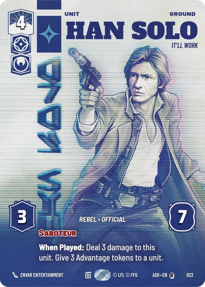 Han Solo - It'll Work (Prestige), Ashes of the Empire 823