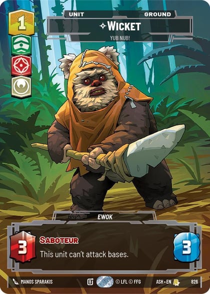 Wicket - Yub Nub! (Prestige), Ashes of the Empire 826