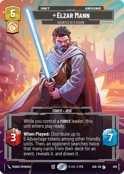 Elzar Mann - Haunted by a Vision (Prestige), Ashes of the Empire 829