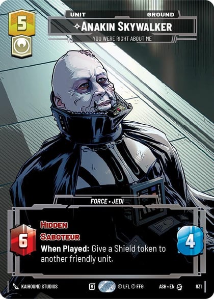 Anakin Skywalker - You Were Right About Me (Prestige), Ashes of the Empire 831