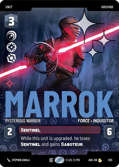 Marrok - Mysterious Warrior (Prestige Foil), Ashes of the Empire 833