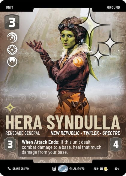 Hera Syndulla - Renegade General (Prestige Foil), Ashes of the Empire 834