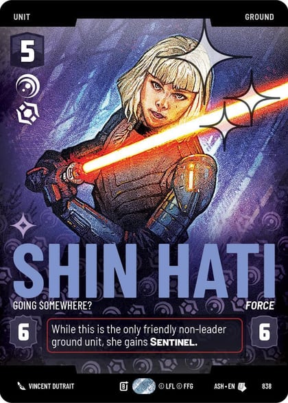 Shin Hati - Going Somewhere? (Prestige Foil), Ashes of the Empire 838