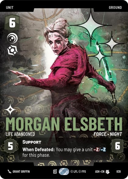 Morgan Elsbeth - Life Abandoned (Prestige Foil), Ashes of the Empire 839