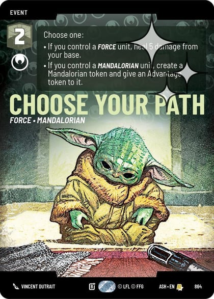 Choose Your Path (Prestige Foil), Ashes of the Empire 864