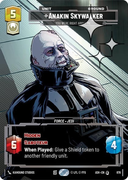 Anakin Skywalker - You Were Right About Me (Prestige Foil), Ashes of the Empire 878