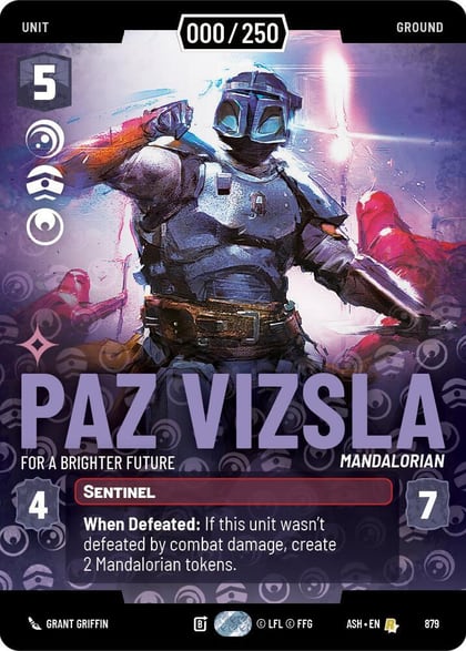 Paz Vizsla - For a Brighter Future (Serialized), Ashes of the Empire 879