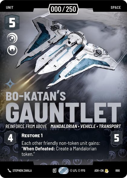 Bo-Katan's Gauntlet - Reinforce from Above (Serialized), Ashes of the Empire 890