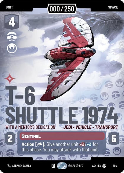 T-6 Shuttle 1974 - With a Mentor's Dedication (Serialized), Ashes of the Empire 894