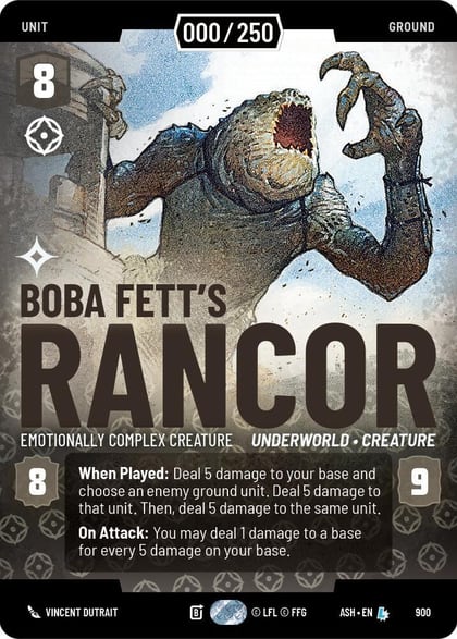 Boba Fett's Rancor - Emotionally Complex Creature (Serialized), Ashes of the Empire 900