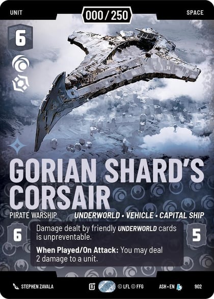 Gorian Shard's Corsair - Pirate Warship (Serialized), Ashes of the Empire 902