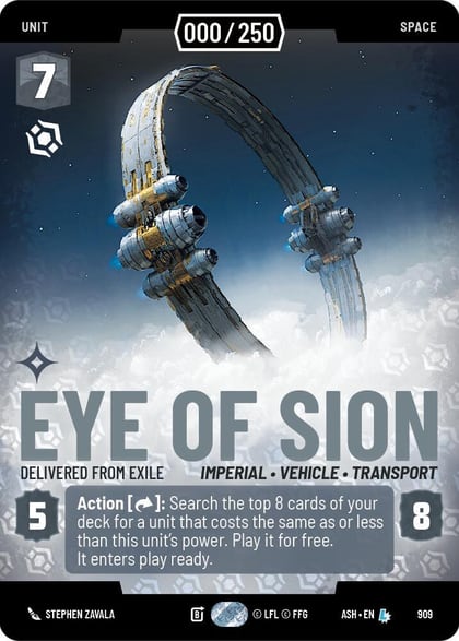 Eye of Sion - Delivered from Exile (Serialized), Ashes of the Empire 909