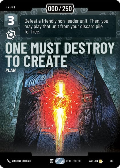 One Must Destroy to Create (Serialized), Ashes of the Empire 910