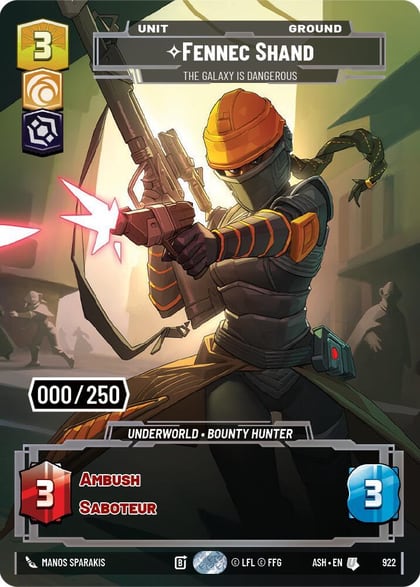 Fennec Shand - The Galaxy Is Dangerous (Serialized), Ashes of the Empire 922