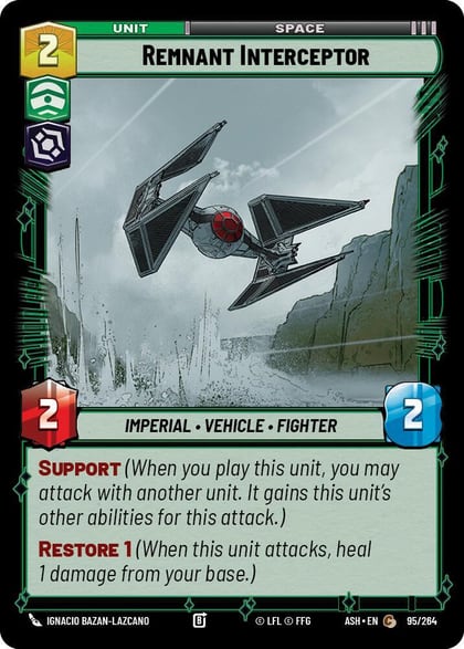 Remnant Interceptor, Ashes of the Empire 95/264