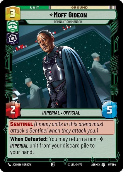 Moff Gideon - Remnant Commander, Ashes of the Empire 97/264