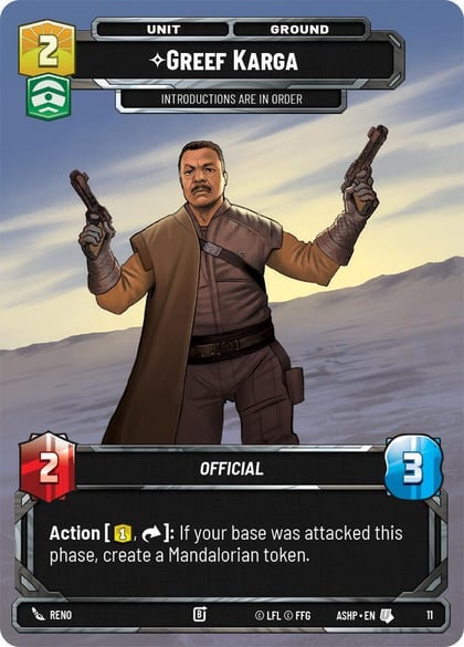 Greef Karga, Ashes of the Empire - Weekly Play Promos 11