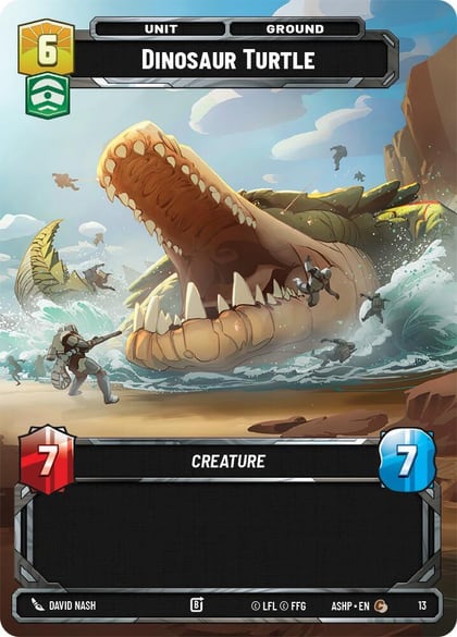 Dinosaur Turtle, Ashes of the Empire - Weekly Play Promos 13
