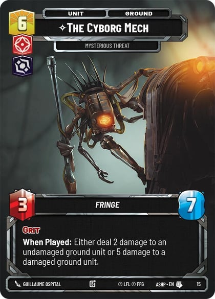 The Cyborg Mech - Mysterious Threat, Ashes of the Empire - Weekly Play Promos 15