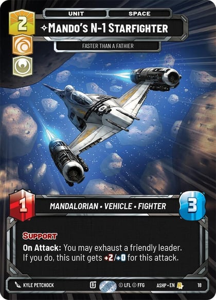 Mando's N-1 Starfighter - Faster than a Fathier, Ashes of the Empire - Weekly Play Promos 18