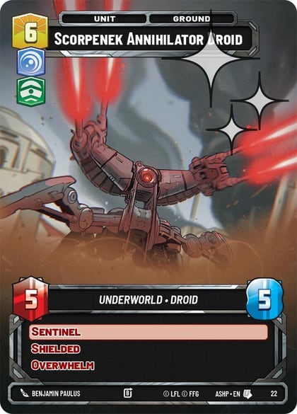 Scorpenek Annihilator Droid (Foil), Ashes of the Empire - Weekly Play Promos 22