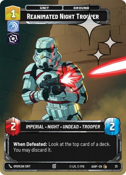 Reanimated Night Trooper (Foil), Ashes of the Empire - Weekly Play Promos 25