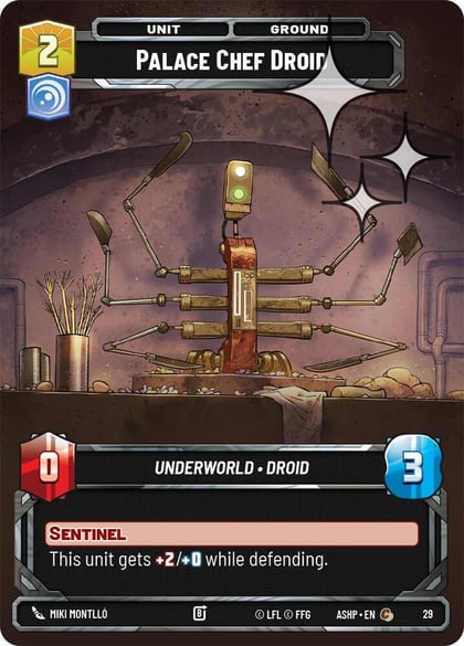 Palace Chef Droid (Foil), Ashes of the Empire - Weekly Play Promos 29