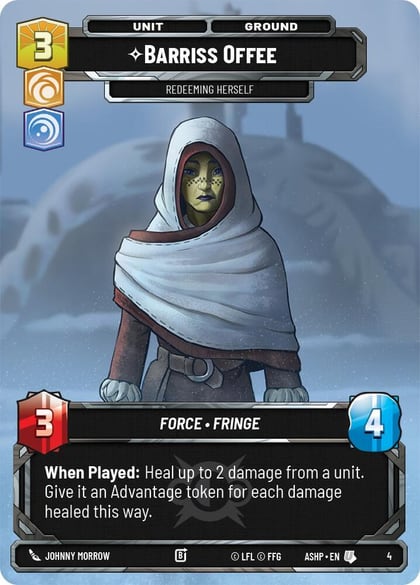Barriss Offee, Ashes of the Empire - Weekly Play Promos 4
