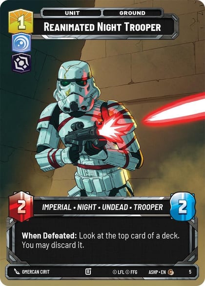 Reanimated Night Trooper, Ashes of the Empire - Weekly Play Promos 5