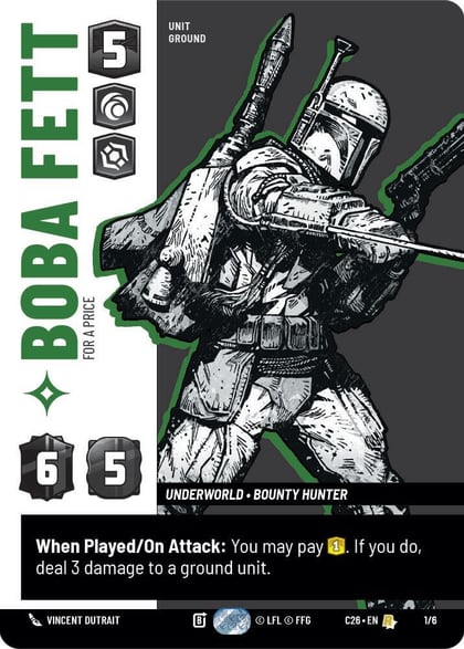 Boba Fett - For a Price, 2026 Convention Exclusive 1/6