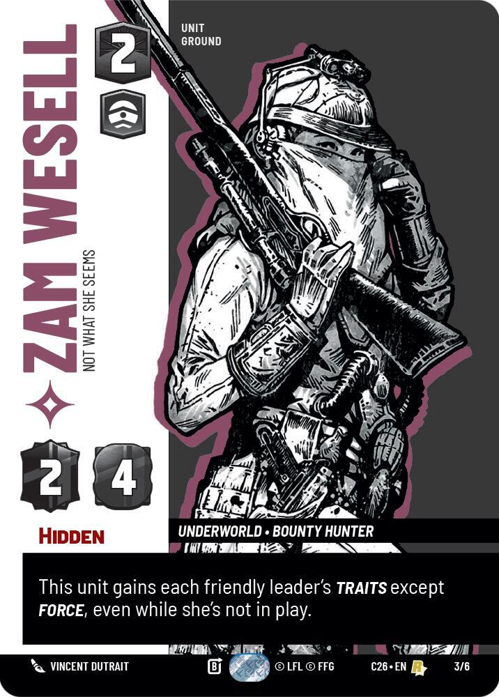 Zam Wesell - Not What She Seems, 2026 Convention Exclusive 3/6