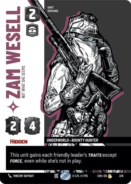 Zam Wesell - Not What She Seems, 2026 Convention Exclusive 3/6