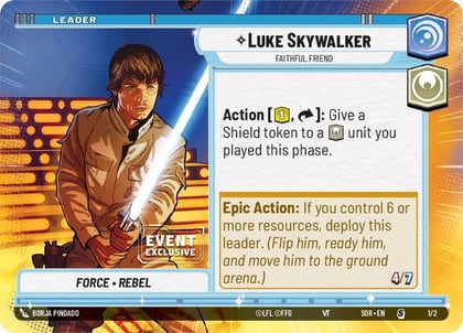 Luke Skywalker - Faithful Friend (Hyperspace), Event Exclusive Promos 1/2