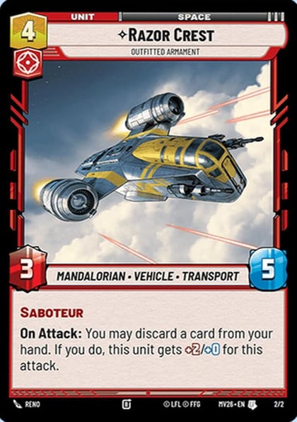 Razor Crest - Outfitted Armament, Event Exclusive Promos 2/2