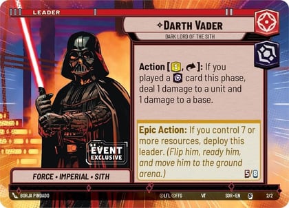 Darth Vader - Dark Lord of the Sith (Hyperspace), Event Exclusive Promos 2/2