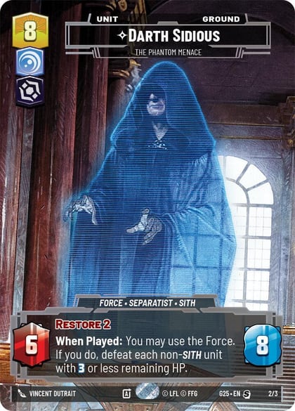 Darth Sidious - The Phantom Menace, 2025 Gift Box 2/3