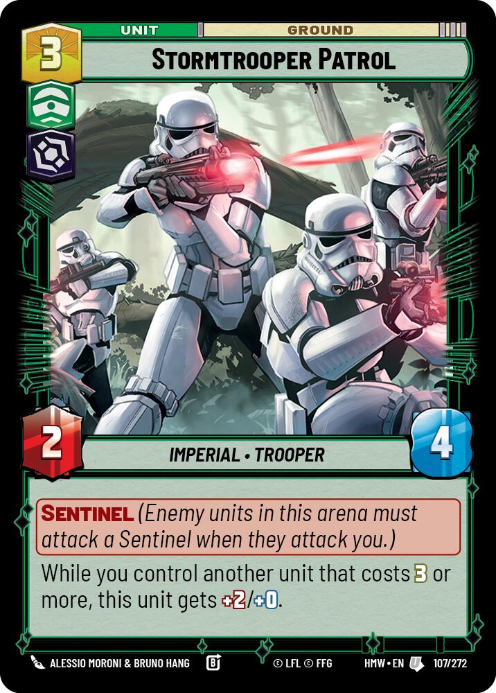 Stormtrooper Patrol, Homeworlds 107/272