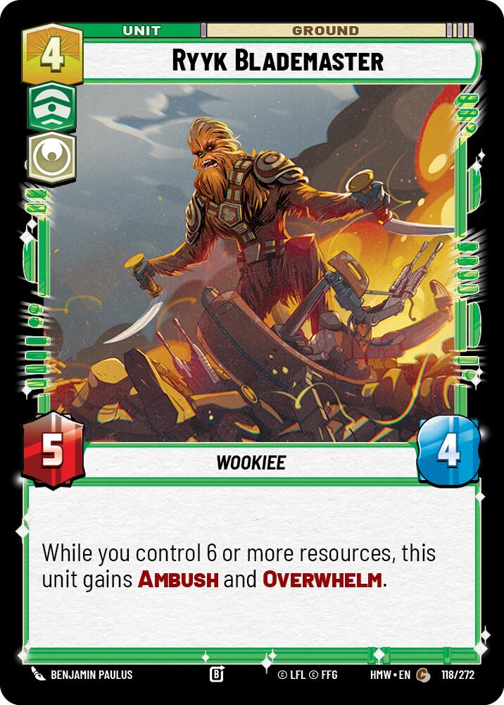 Ryyk Blademaster, Homeworlds 118/272
