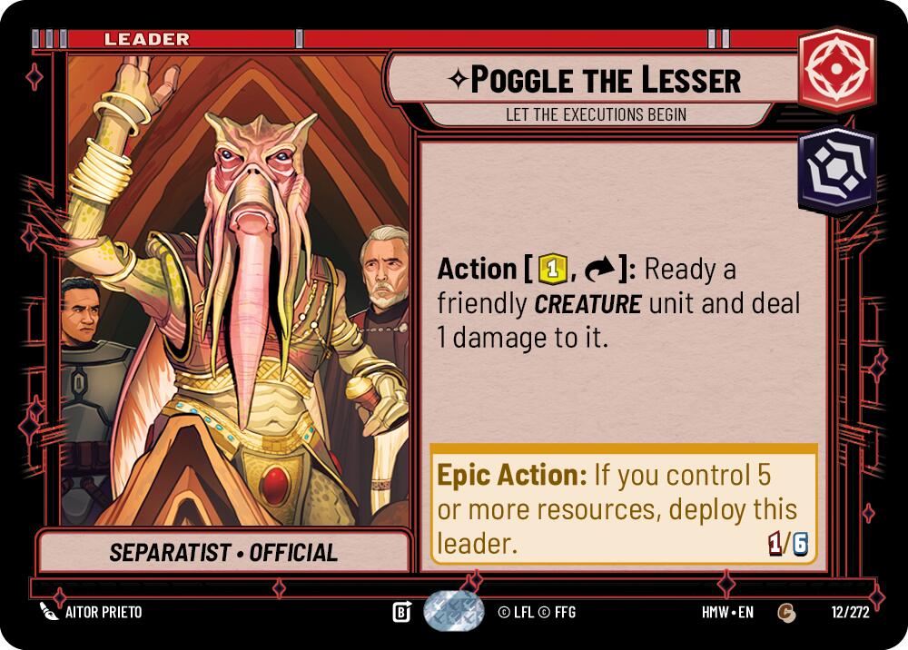 Poggle the Lesser - Let the Executions Begin, Homeworlds 12/272