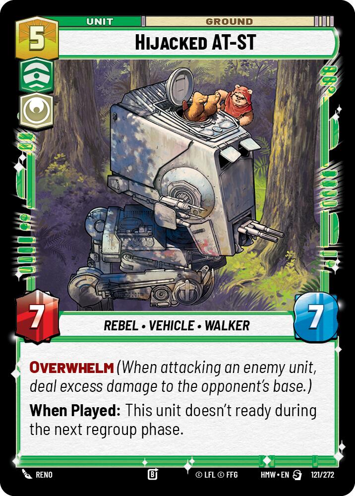 Hijacked AT-ST, Homeworlds 121/272