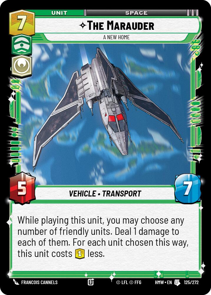 The Marauder - A New Home, Homeworlds 125/272